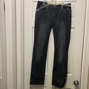 Classic Black Straight Leg Jeans
